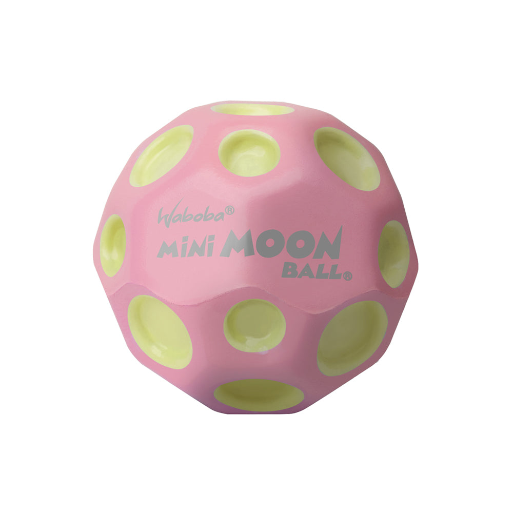 Imagine Mini minge hiper saritoare - Waboba Mini Moon Ball, culori asortate