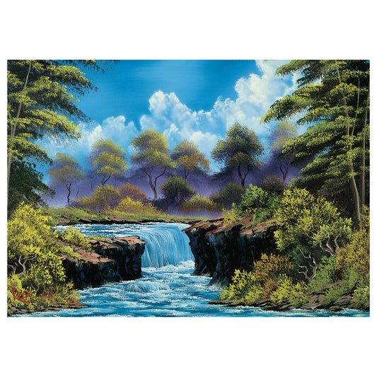 Puzzle Schmidt: Bob Ross - Cascada, 1000 piese