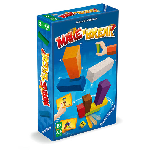 Make'n'Break Ravensburger, joc de societate, editie compacta, multilingv, incl.RO