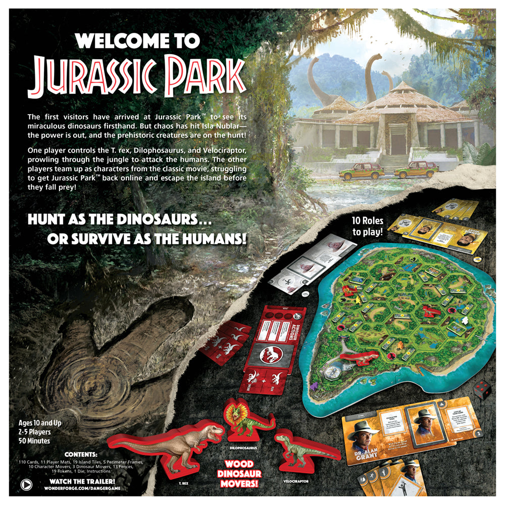 Imagine Jurassic Park Danger, The Board Game