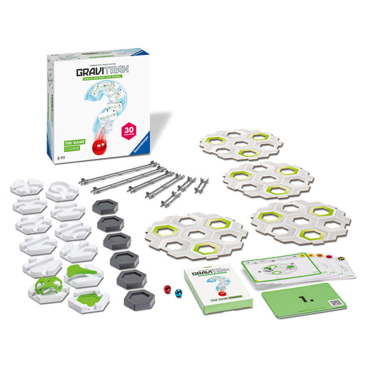Imagine - Joc de constructie Gravitrax - The Game Course, set de baza cu 32 piese si 30 de provocari incluse