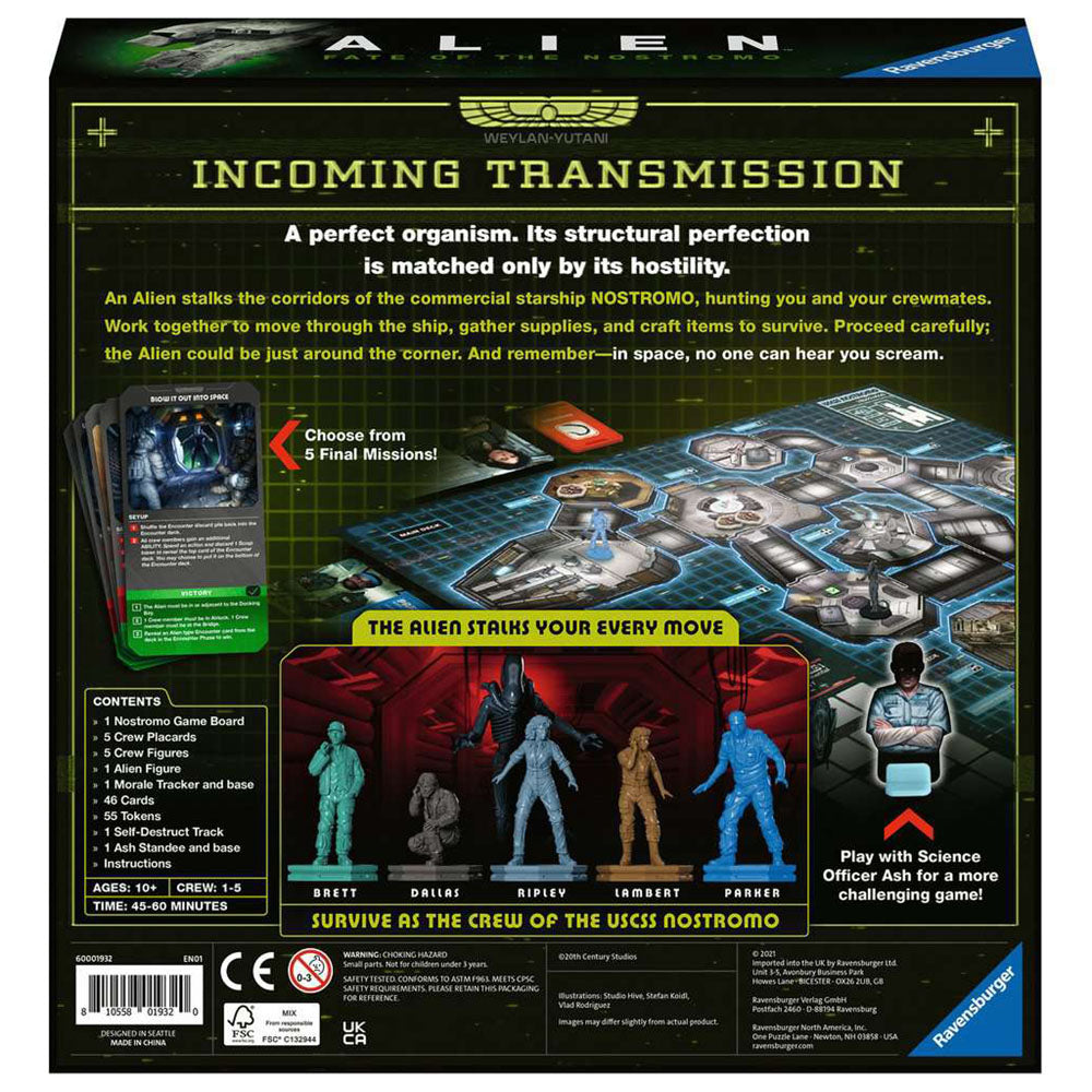 Imagine Joc de societate Alien, The Board game