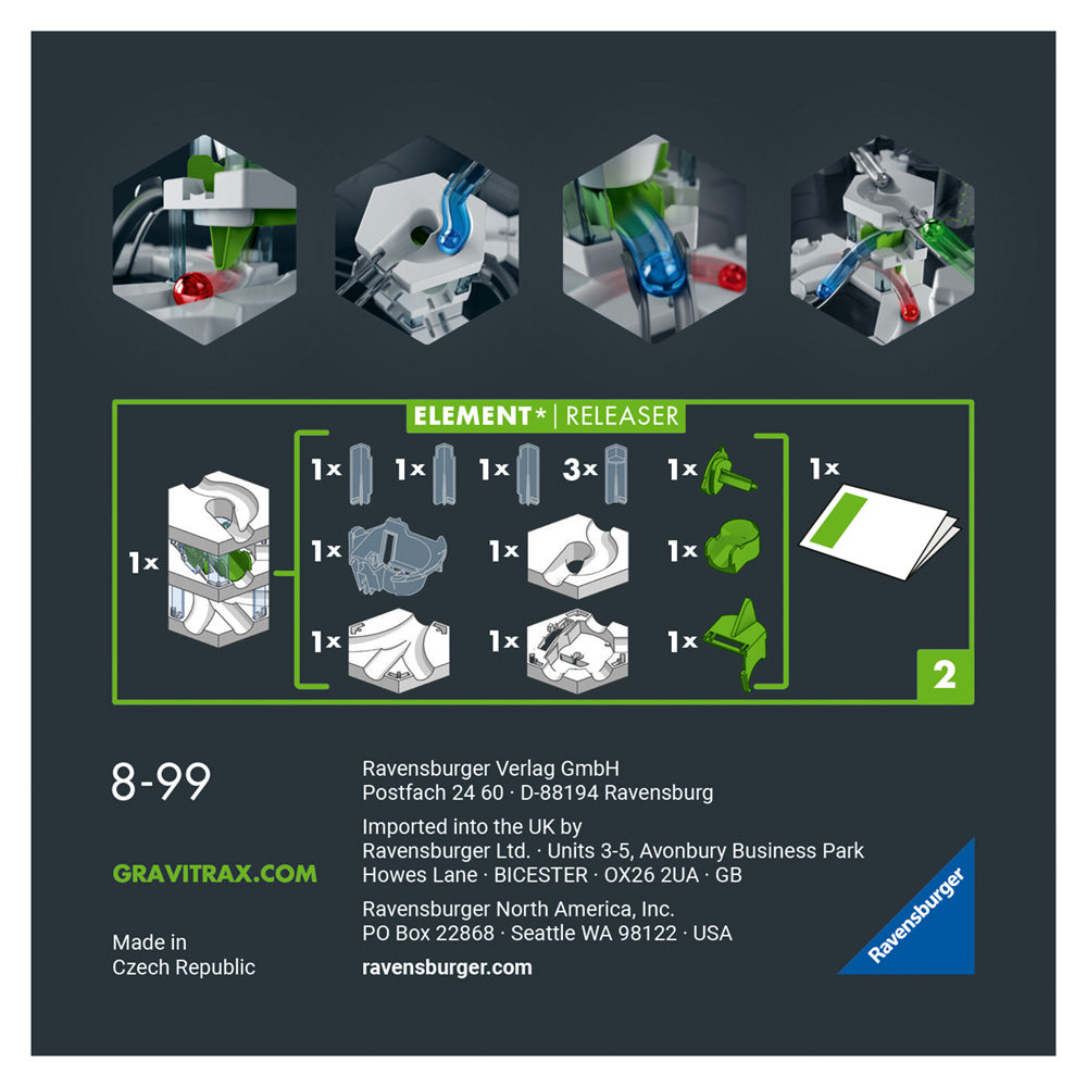 Imagine - Joc de constructie Gravitrax PRO Releaser, Dispozitiv de eliberare, set de accesorii