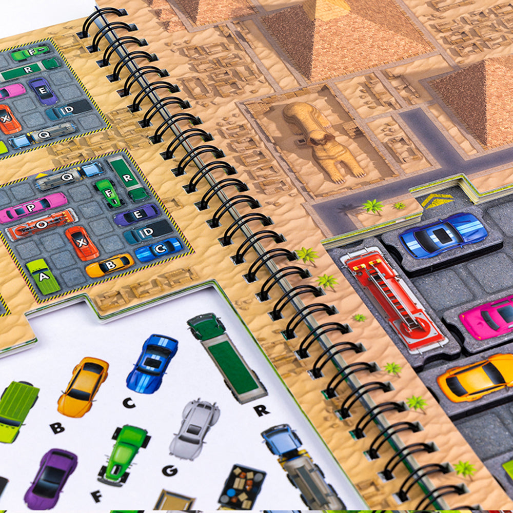 Imagine - Thinkfun - Rush Hour World Tour, joc de logica magnetic, lb.romana