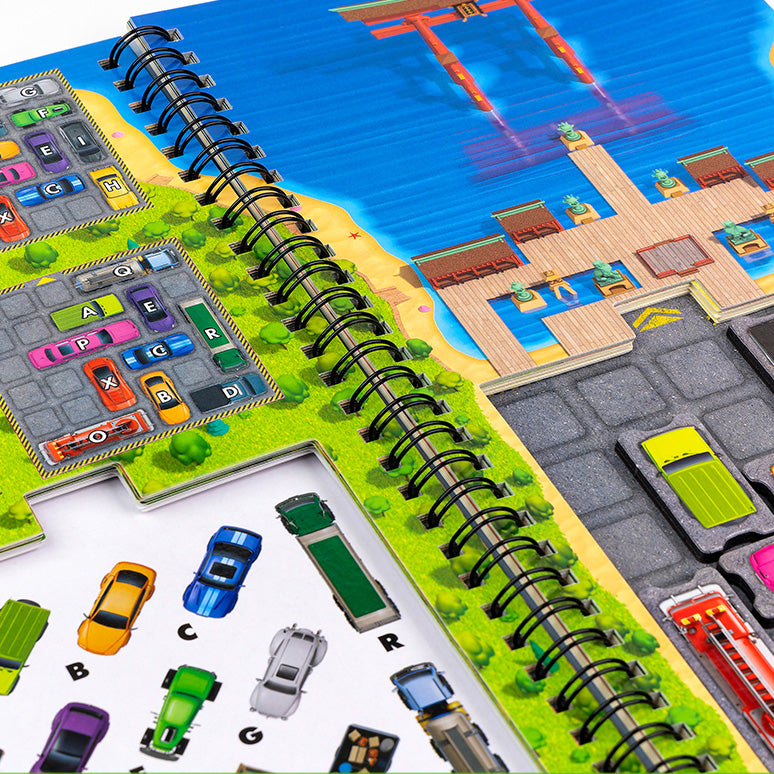 Imagine - Thinkfun - Rush Hour World Tour, joc de logica magnetic, lb.romana