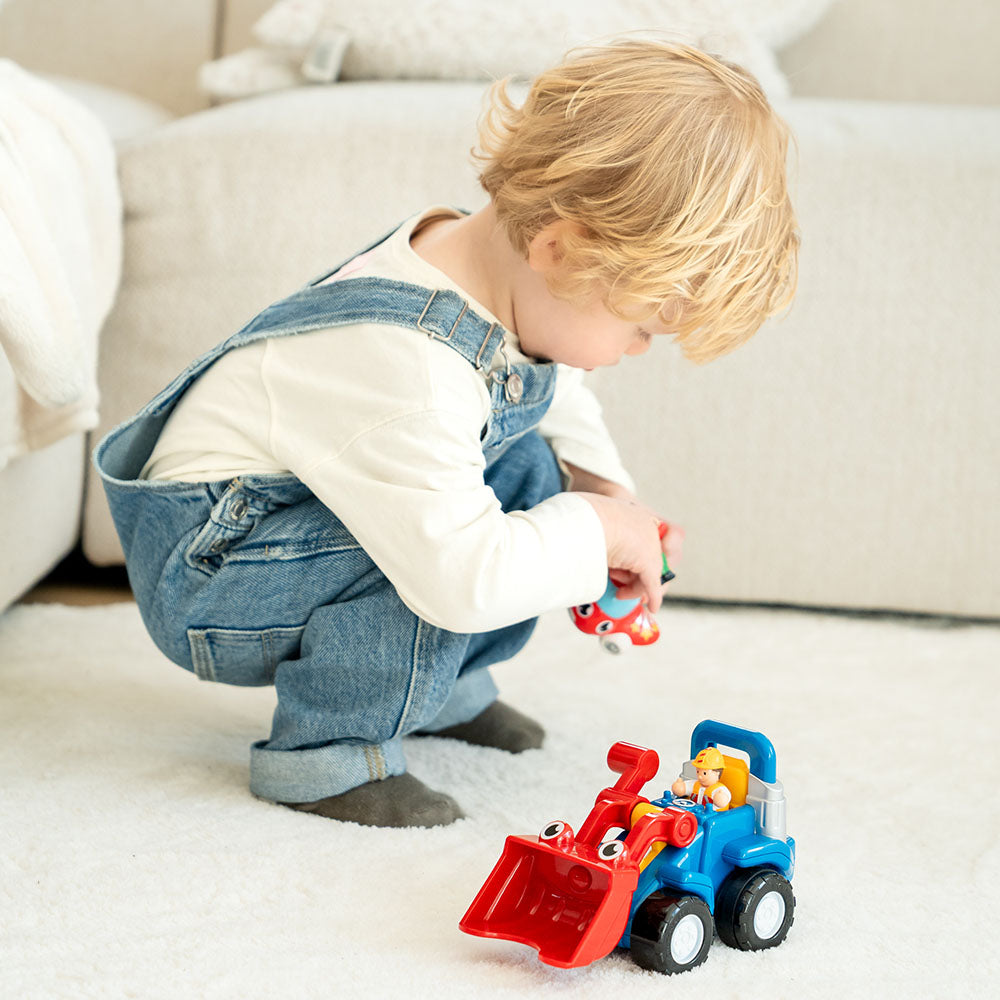 Jucarie pentru copii WOW Toys, Buldoexcavator, Lift-it Luke