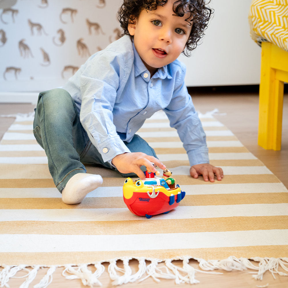 Jucarie de baie WOW Toys, Barca, Tommy Tug Boat