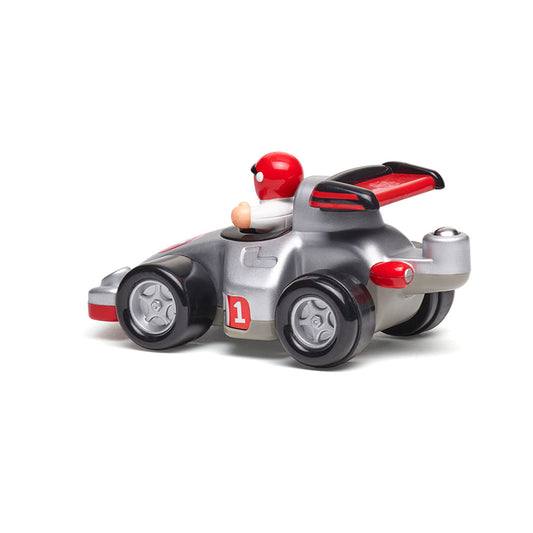 Jucarie pentru copii WOW Toys, Masina de curse si cu obstacol, Richie Race Car