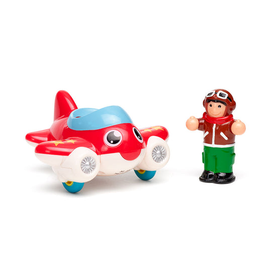 Jucarie pentru copii WOW Toys, Primul meu avion cu reactie, My First WOW Jet Plane Piper
