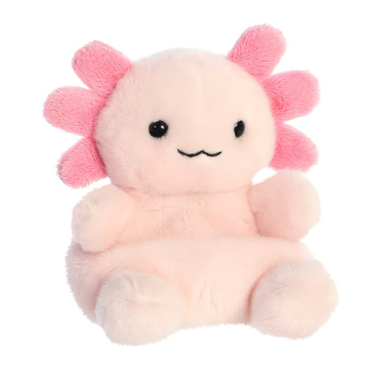 Aurora Palm Pals, jucarie de plus de tinut in palma, Axolotl roz, 13 cm