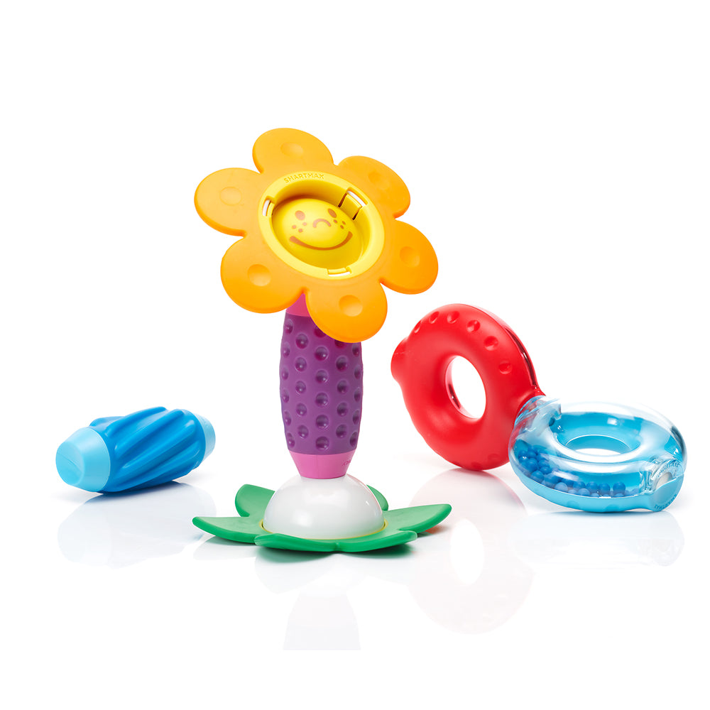 Joc magnetic Smart Max, My First Sounds & Flowers, Primele mele sunete si flori, 6 piese