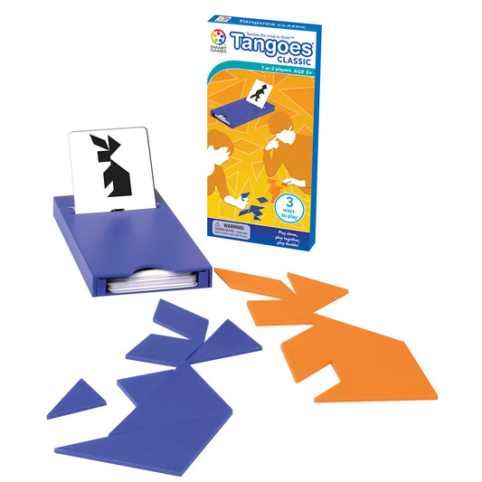 Smart Games - Tangoes Starter, joc de logica cu 54 de provocari, 5+ ani, editie internationala