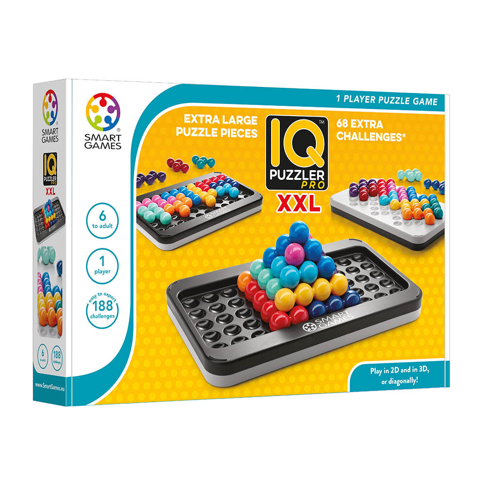 Smart Games - IQ Puzzler Pro XXL, joc de logica cu 188 de