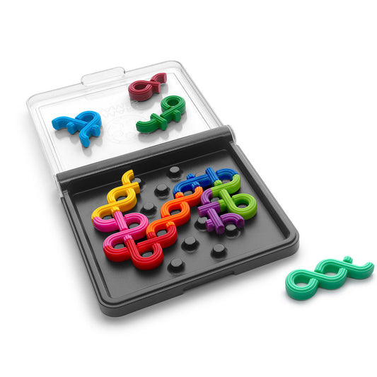 Smart Games - IQ Noodles, joc de logica cu 120 de provocari, 7+ ani, editie internationala