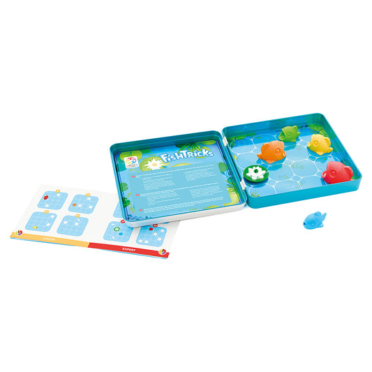 Smart Games - FishTricks, joc de logica cu 48 de provocari, 5+ ani, editie internationala