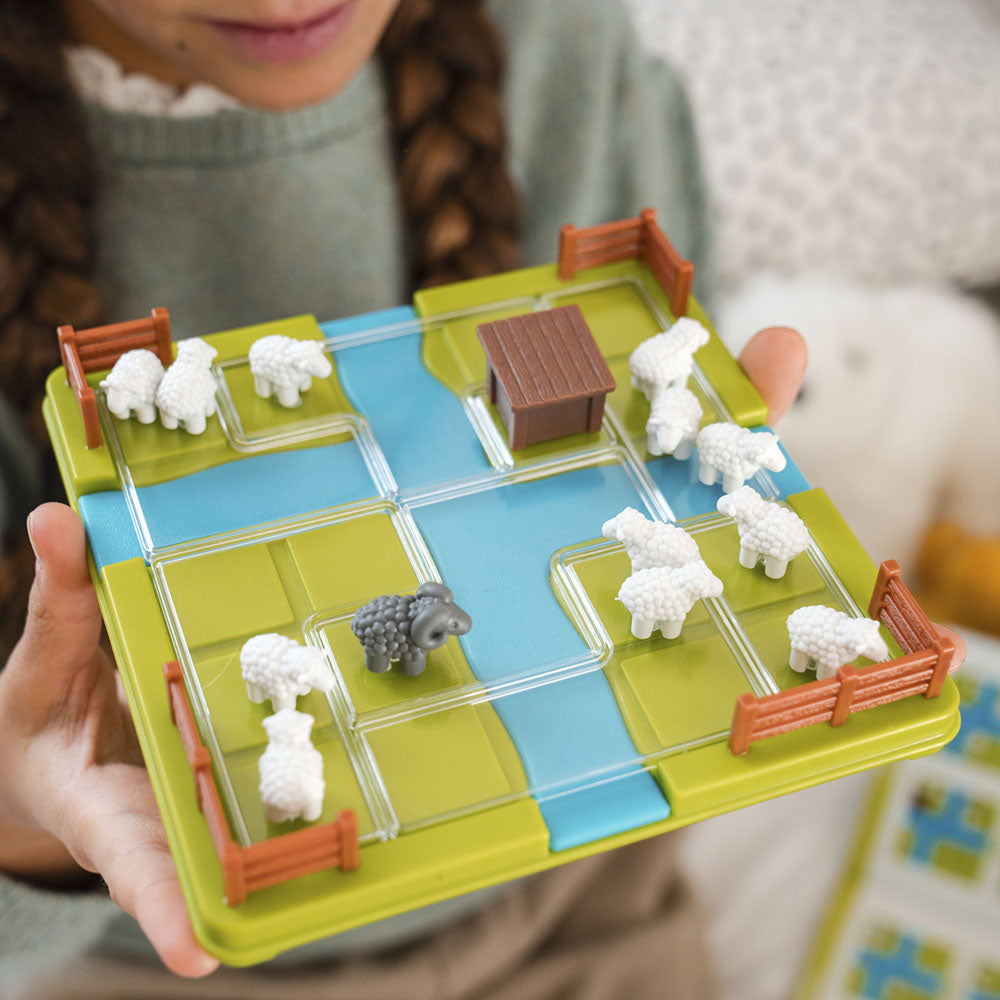 Smart Games - Counting Sheep, joc de logica cu 60 de provocari, 7+ ani, editie internationala