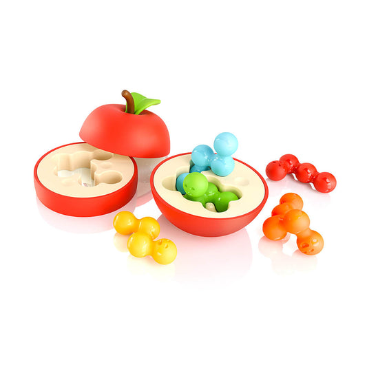 Smart Games - Apple Puzzler, joc de logica cu 80 de provocari, 8+ ani, editie internationala