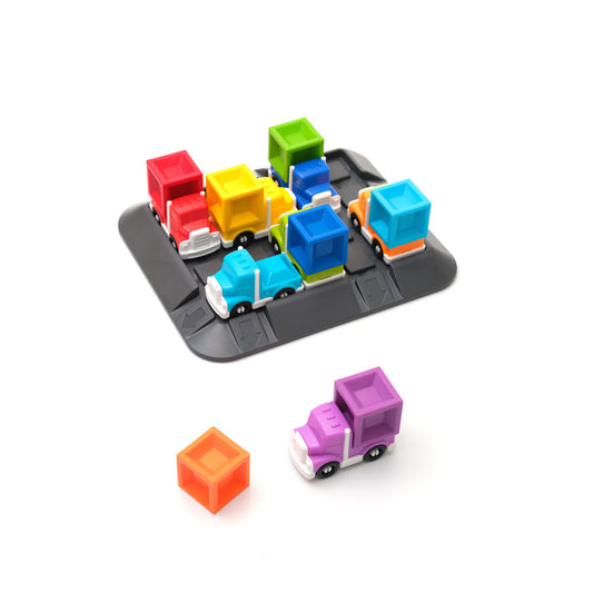 Smart Games - Express Courier, joc de logica cu 80 de provocari, 9+ ani, editie internationala
