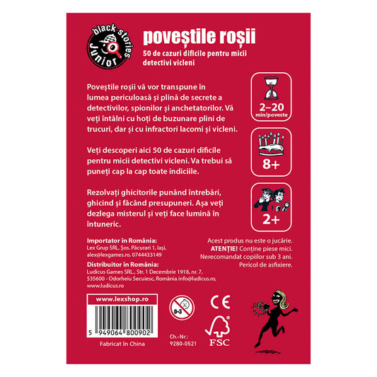Povesti Intunecate Junior: Povestile Rosii
