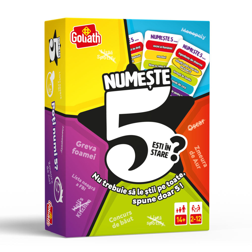 Imagine Numeste 5, joc de petrecere