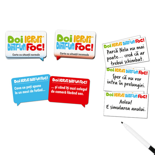 Imagine WDYM - Doi iepuri dintr-un foc, jocul de petrecere al situatiilor cu dublu inteles