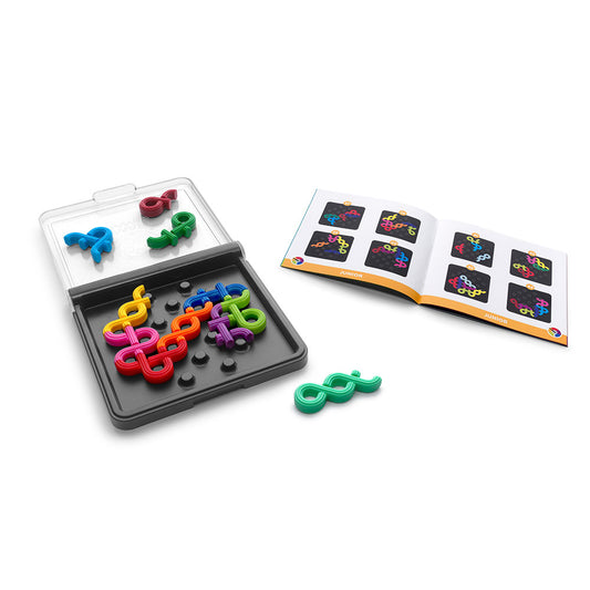 Smart Games - IQ Noodles, joc de logica cu 120 de provocari, 7+ ani, editie lb. Romana