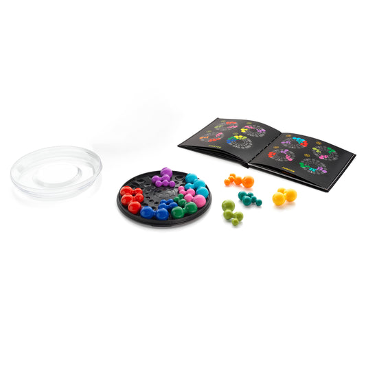 Smart Games - IQ Deluxe - Circle, joc de logica cu 120 de provocari, 14+ ani, editie lb. Romana
