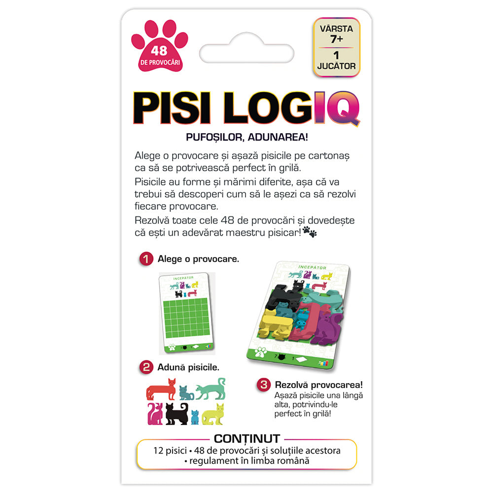 Joc Pisi Logiq - 48 provocari logice cu pisici