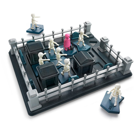 Smart Games - Graveyard Shift, joc de logica cu 80 de provocari, 10+ ani, editie lb. romana