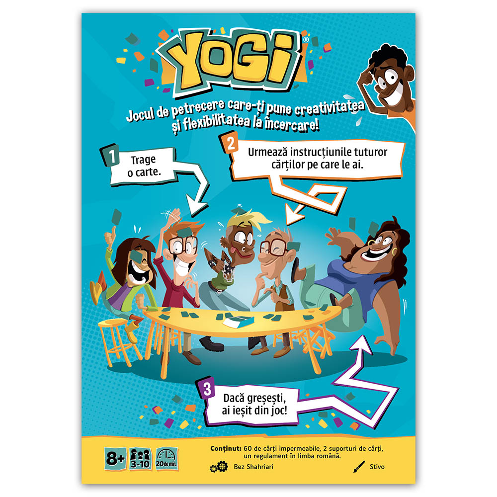 Yogi, joc de petrecere, lb. romana