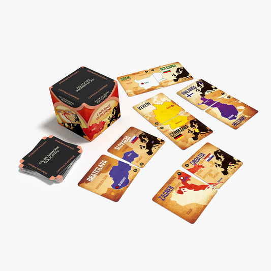 Joc de memorie educativ, Smart Memo, Capitale Europene, lb.romana