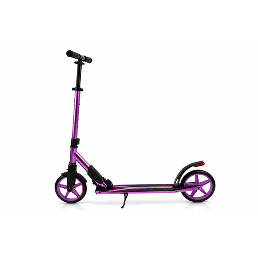 Trotineta pentru adolescenti pliabila, mov, Lamborghini Kick'n'Roll L2-200, cu suspensie, cu cric si cu lumina de frana pe spate, 8+ ani, suport maxim 100 kg