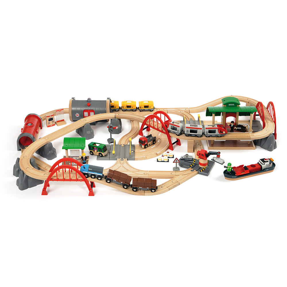Set trenulet deluxe - BRIO, 3+ ani