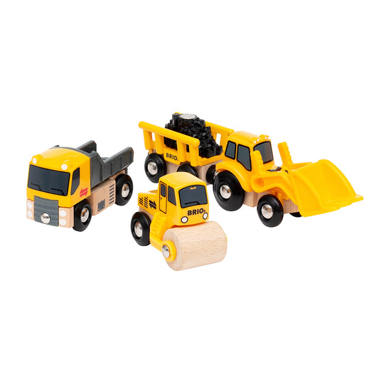 Set cu vehicule pentru constructii BRIO, 3+ ani