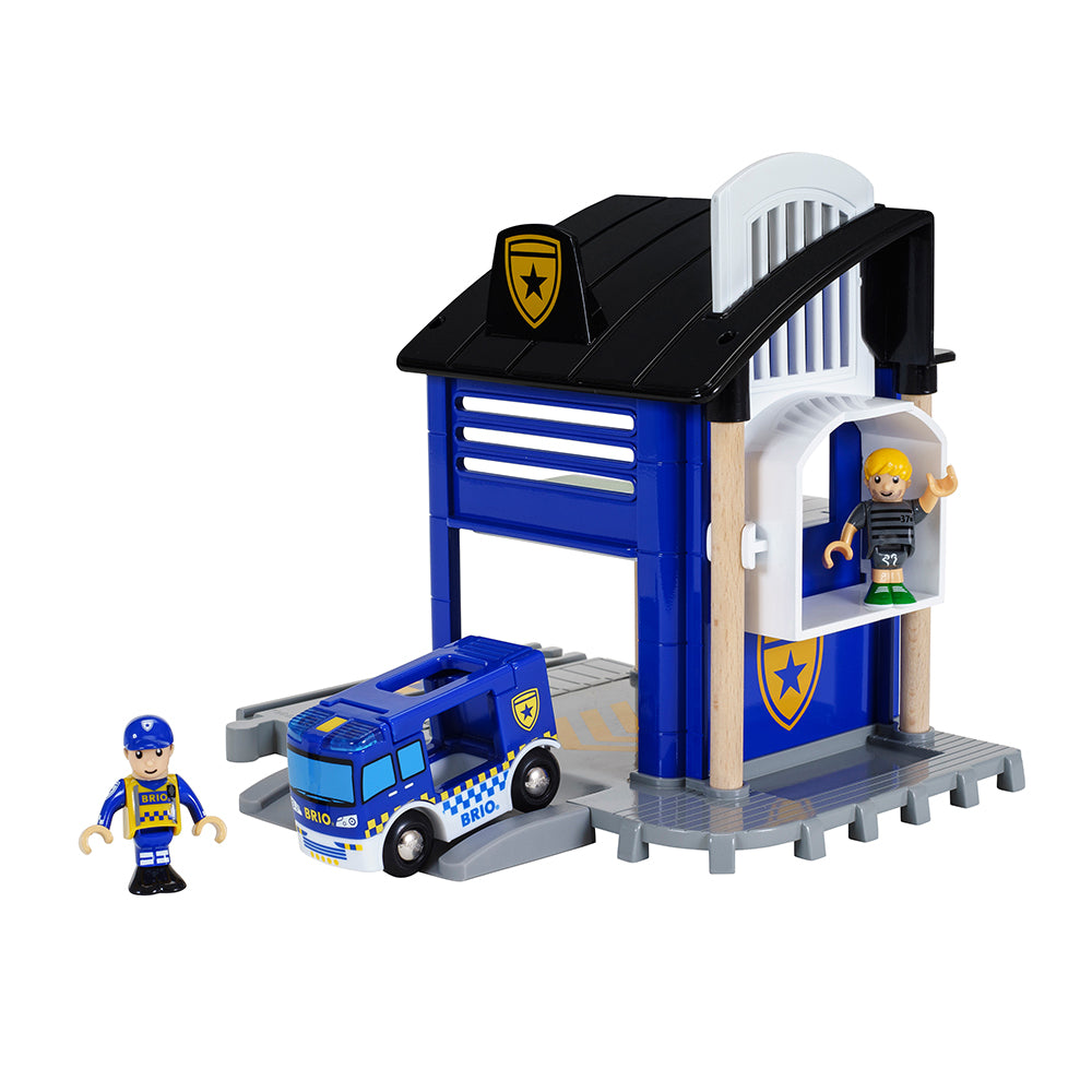 Set sectie de politie BRIO, 3+ ani