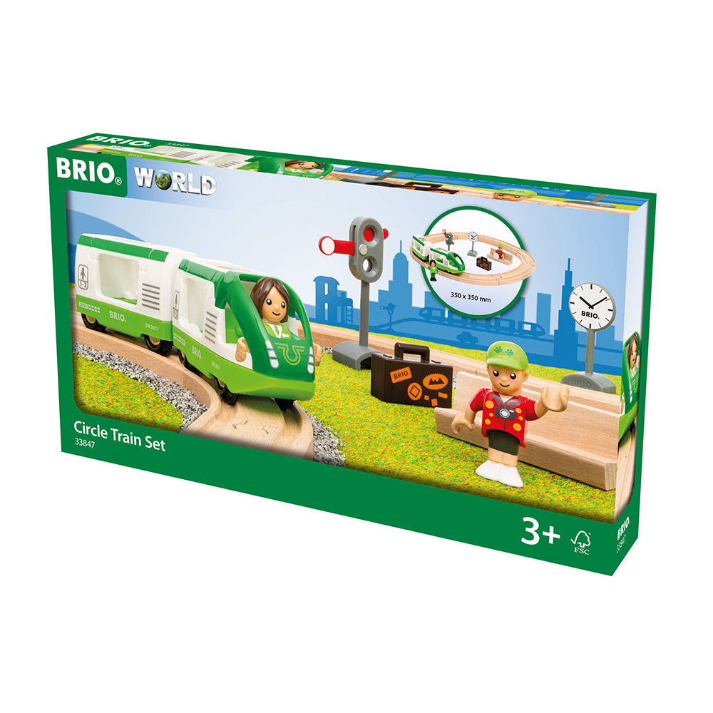 Set trenulet cu sine si figurine + accesorii feroviare - BRIO, 3+ ani