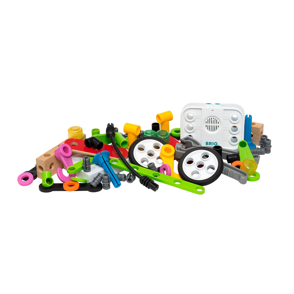 Jucarie set de constructie cu inregistrare, 68 piese BRIO, 3+ ani