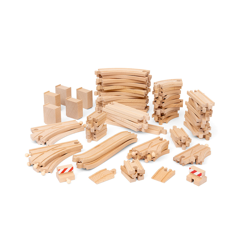 Set Sine Deluxe, 70 piese pentru trenulete BRIO, 3+ ani