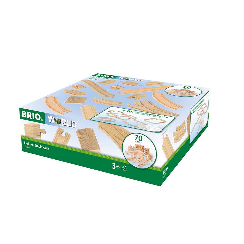 Set Sine Deluxe, 70 piese pentru trenulete BRIO, 3+ ani