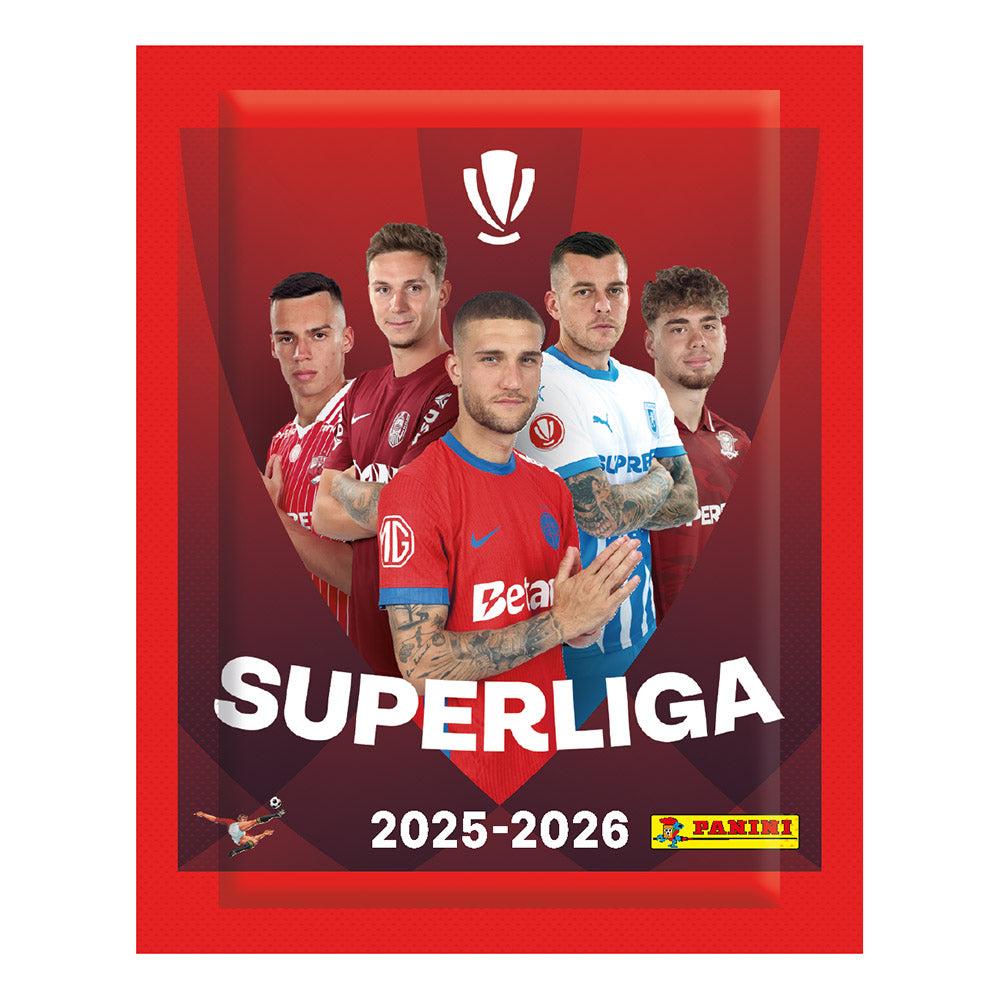 50 Pachet de stickere Panini - Superliga Romaniei 2025 - 2026