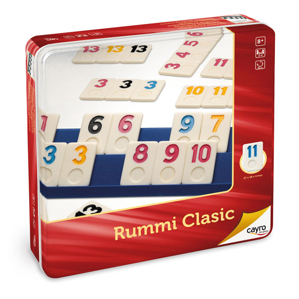 Imagine Joc Rummy Cayro, remi clasic in cutie metalica
