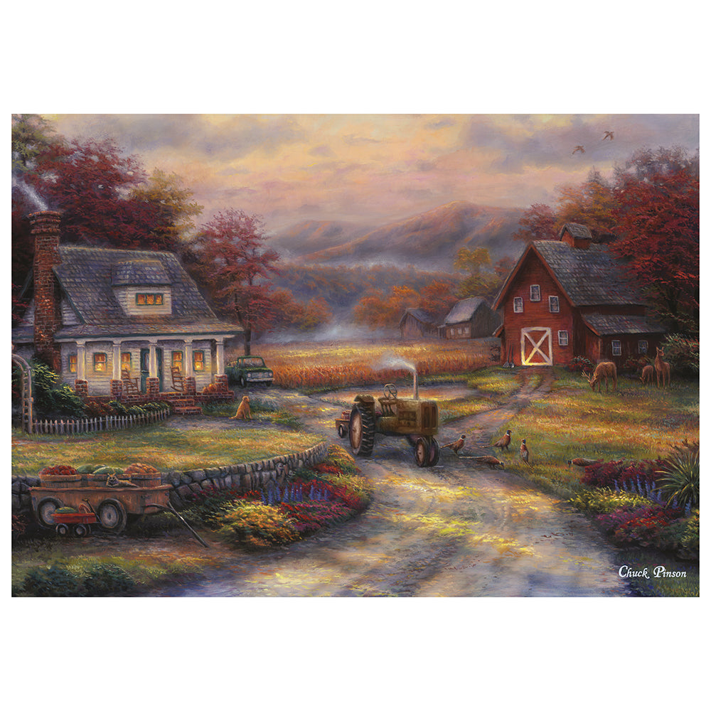 Puzzle Chuck Pinson - Casuta pitoreasca, 1000 piese