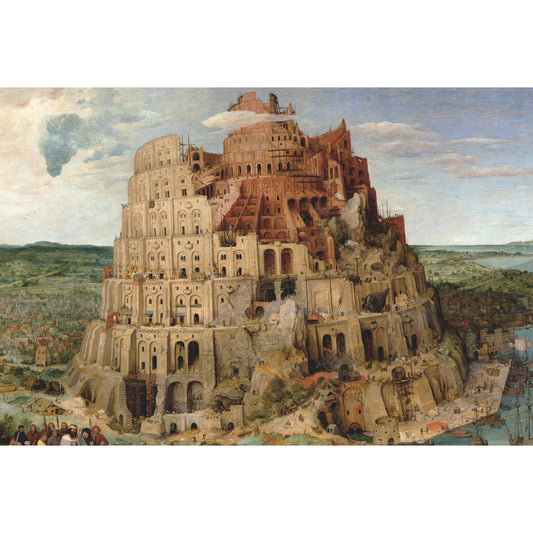 Puzzle Piatnik, The Tower of Babel – Pieter Bruegel the Elder, 1000 piese