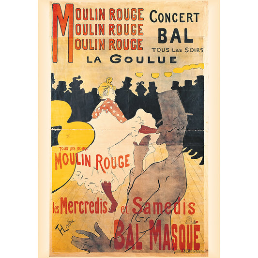 Puzzle Piatnik, La Goulue at the Moulin Rouge – Henri de Toulouse-Lautrec, 1000 piese