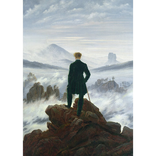Puzzle Piatnik, The Wanderer above the Sea of Fog – Caspar David Friedrich, 1000 piese