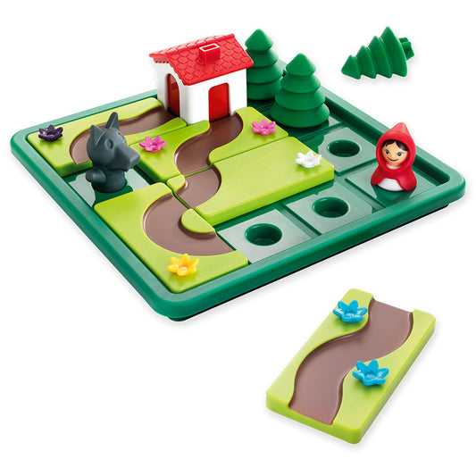 Smart Games - Little Red Riding Hood - Deluxe, joc de logica cu 48 de provocari, 4+ ani, editie internationala