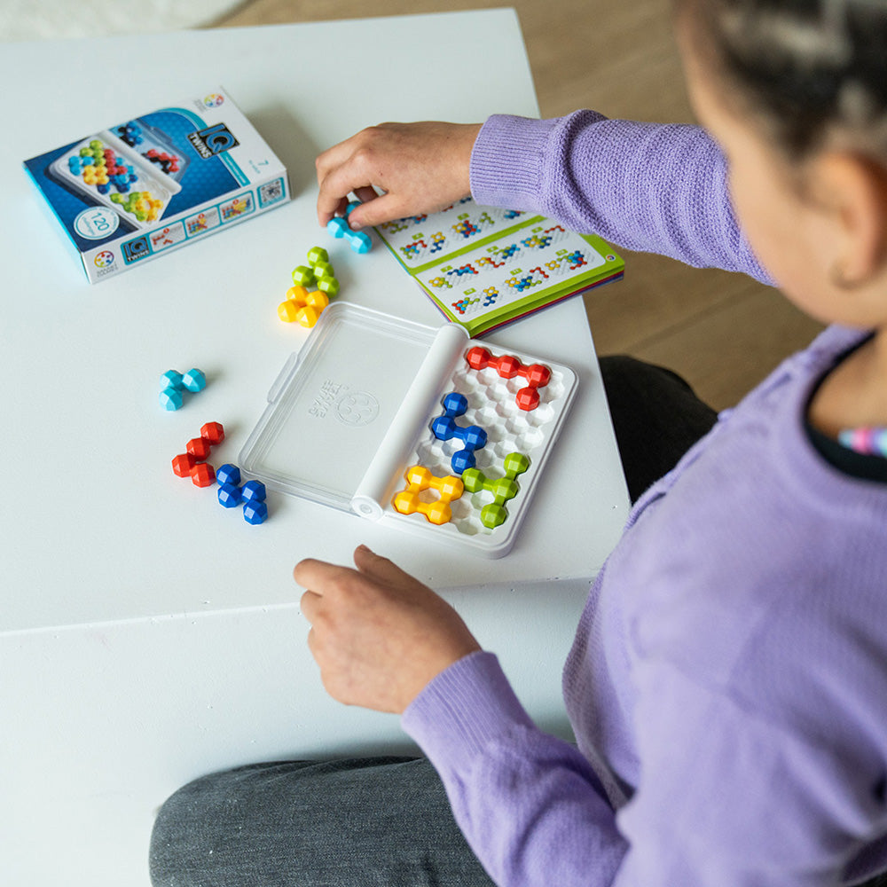 Smart Games - IQ Twins, joc de logica cu 120 de provocari, 7+ ani, editie internationala