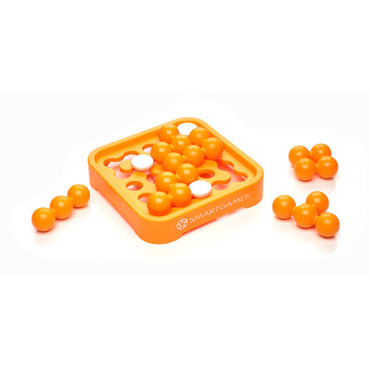 Smart Games - IQ Mini XXL, joc de logica cu 80 de provocari, 6+ ani, editie internationala