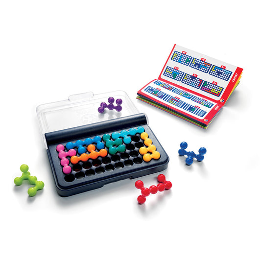 Smart Games - IQ Fit, joc de logica cu 120 de provocari, 6+ ani, editie internationala