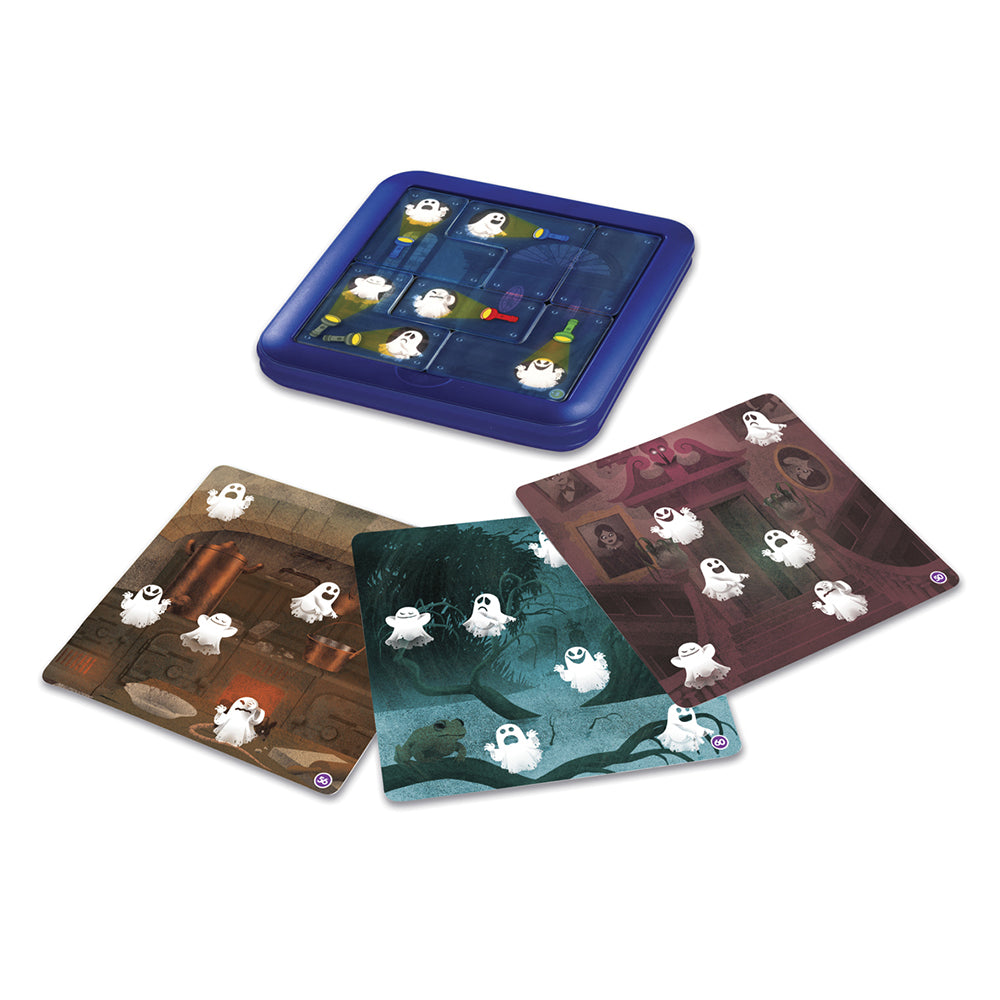 Smart Games - Ghost Hunters, joc de logica cu 60 de provocari, 5+ ani, editie internationala